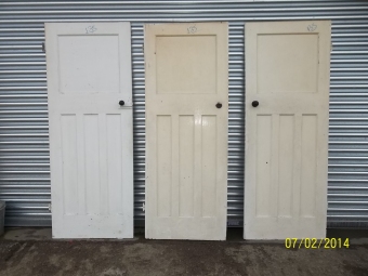 Reclaimed internal doors